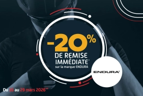 -20% de remise immédiate(1) sur la marque ENDURA