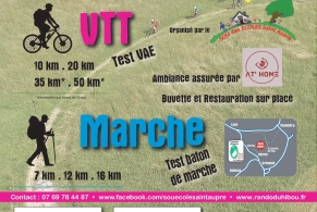 Rando du Hibou à Saint-Aupre : randonnée VTT et pédestre soutenue par Mondovélo Voiron dans le Parc naturel de Chartreuse.