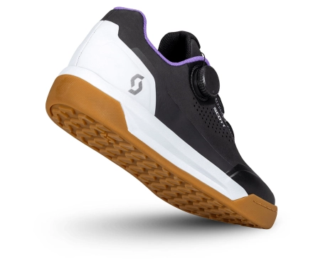 Chaussures VTT Femme MTB VOLT EVO FLAT BOA® Noir/Blanc