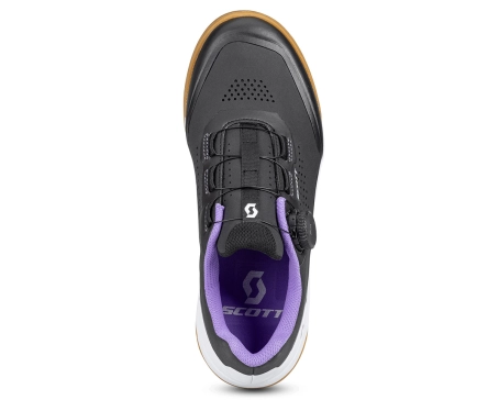 Chaussures VTT Femme MTB VOLT EVO FLAT BOA® Noir/Blanc