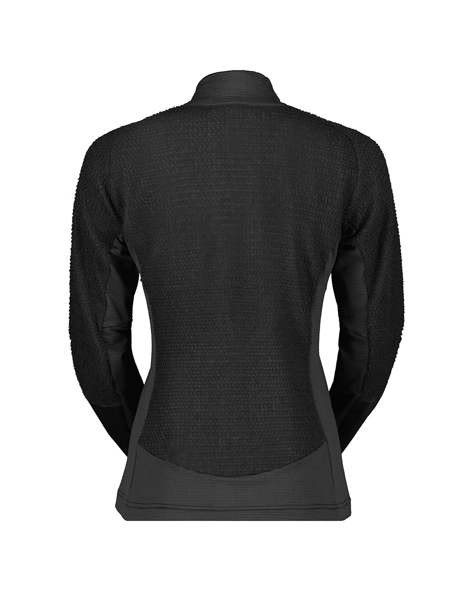 Veste polaire Femme EXPLORAIR ALPHA RAW Noir