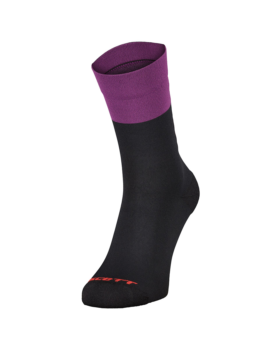 Chaussettes Unisexe BLOCK STRIPE CREW Noir/Violet