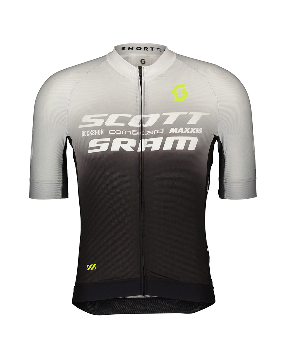 Maillot manches courtes Homme RC SCOTT-SRAM PRO Noir/Blanc