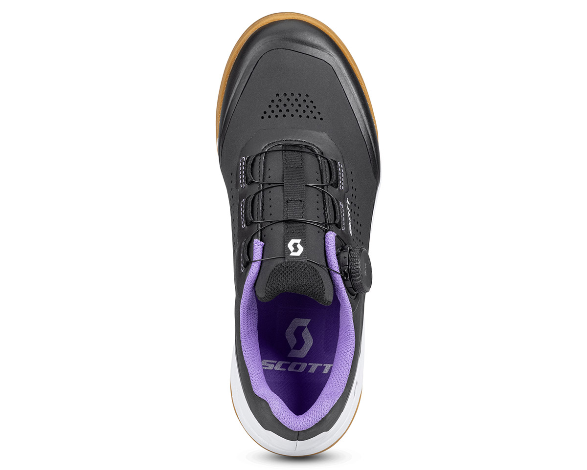 Chaussures VTT Femme MTB VOLT EVO FLAT BOA® Noir/Blanc